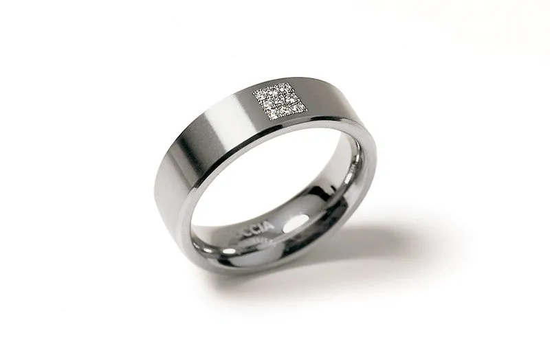 0101-13 Boccia Titanium Ring