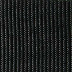 1" Black Nylon Webbing (sold by the foot)