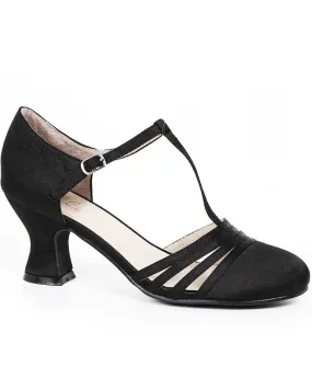 20s Black Lucille Womens Heels