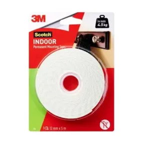 3M Scotch Mounting Tape Cat 110 12 mm X 5 Meter (7607)