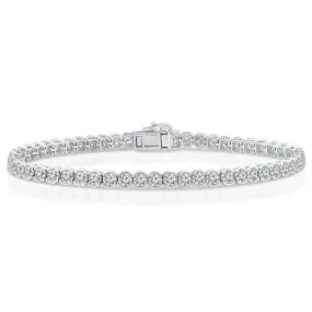 5 Carat Diamond Tennis Bracelet in 14ct White Gold