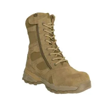 8" Forced Entry Composite Toe AR 670-1 Coyote Brown Tactical Boot