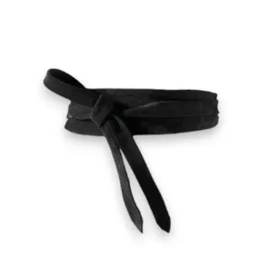 ADA - SUEDE BLACK WRAP BELT