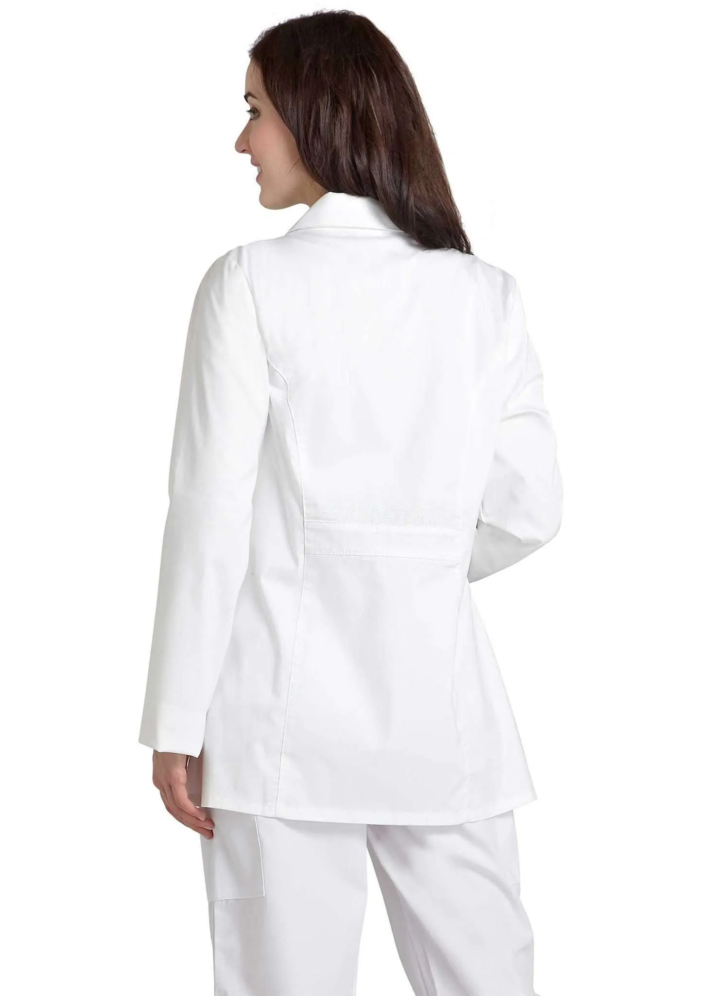 Adar Pop-Stretch Junior Fit Womens 28" Tab-Waist Lab Coat