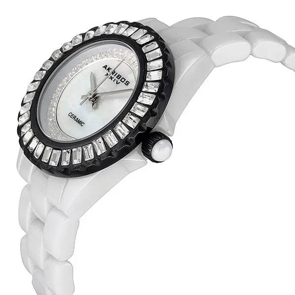 Akribos Xxiv Ceramic Ladies Watch AK518BKW