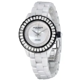 Akribos Xxiv Ceramic Ladies Watch AK518BKW