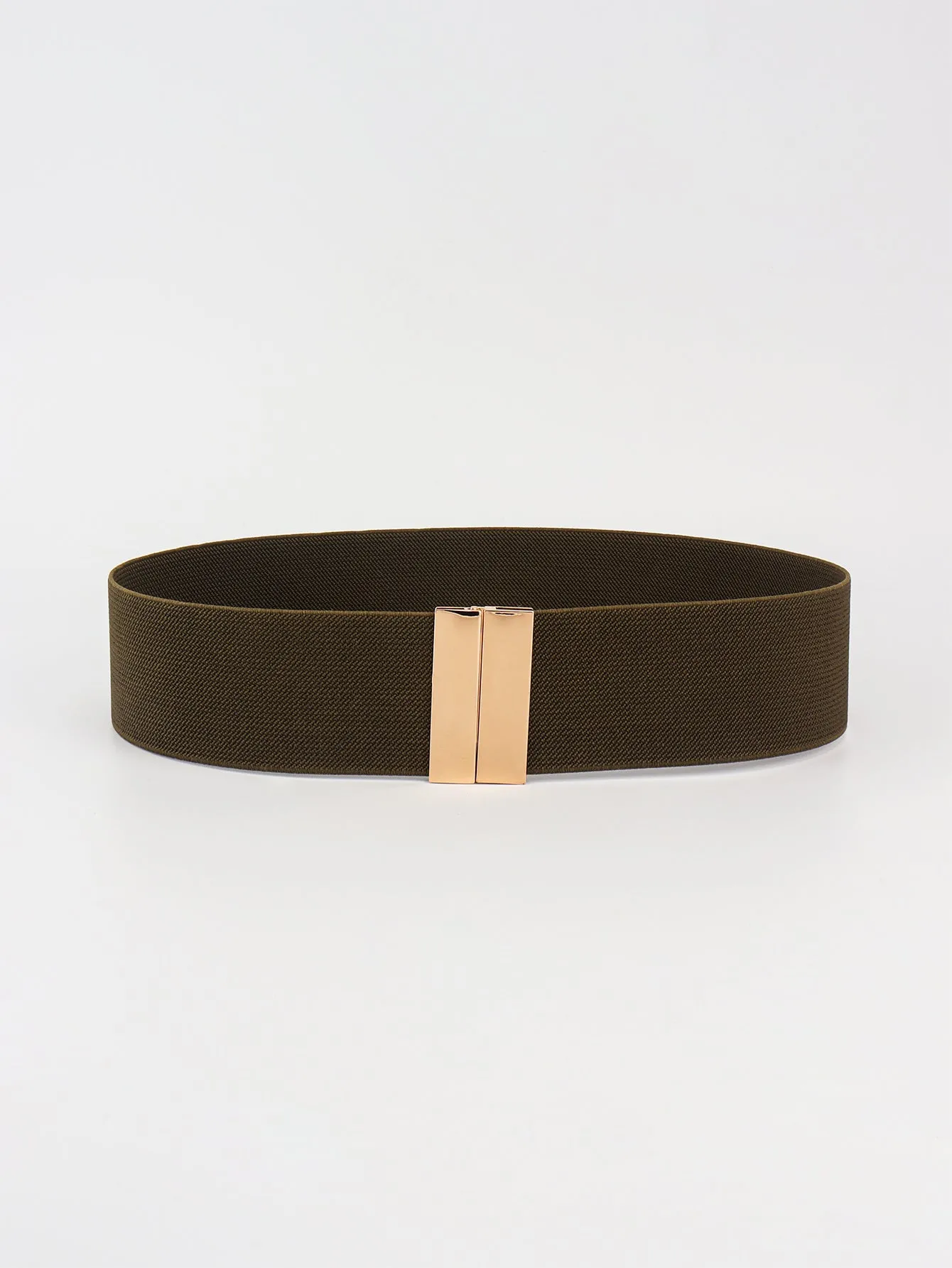 Alloy Buckle Elastic Belt