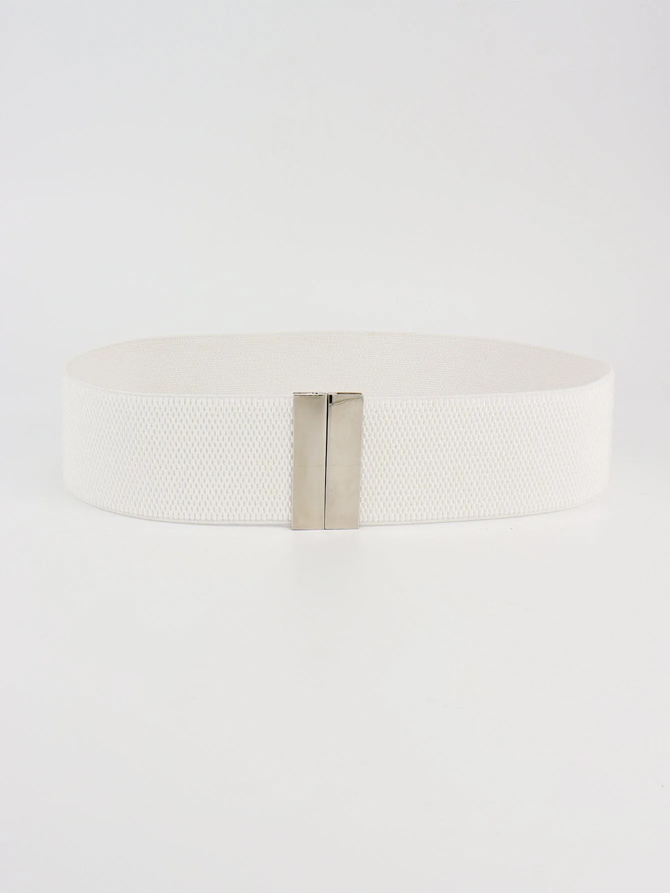 Alloy Buckle Elastic Belt