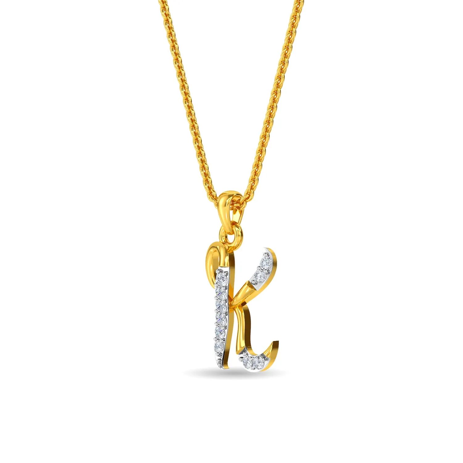 Alphabet K Pendant