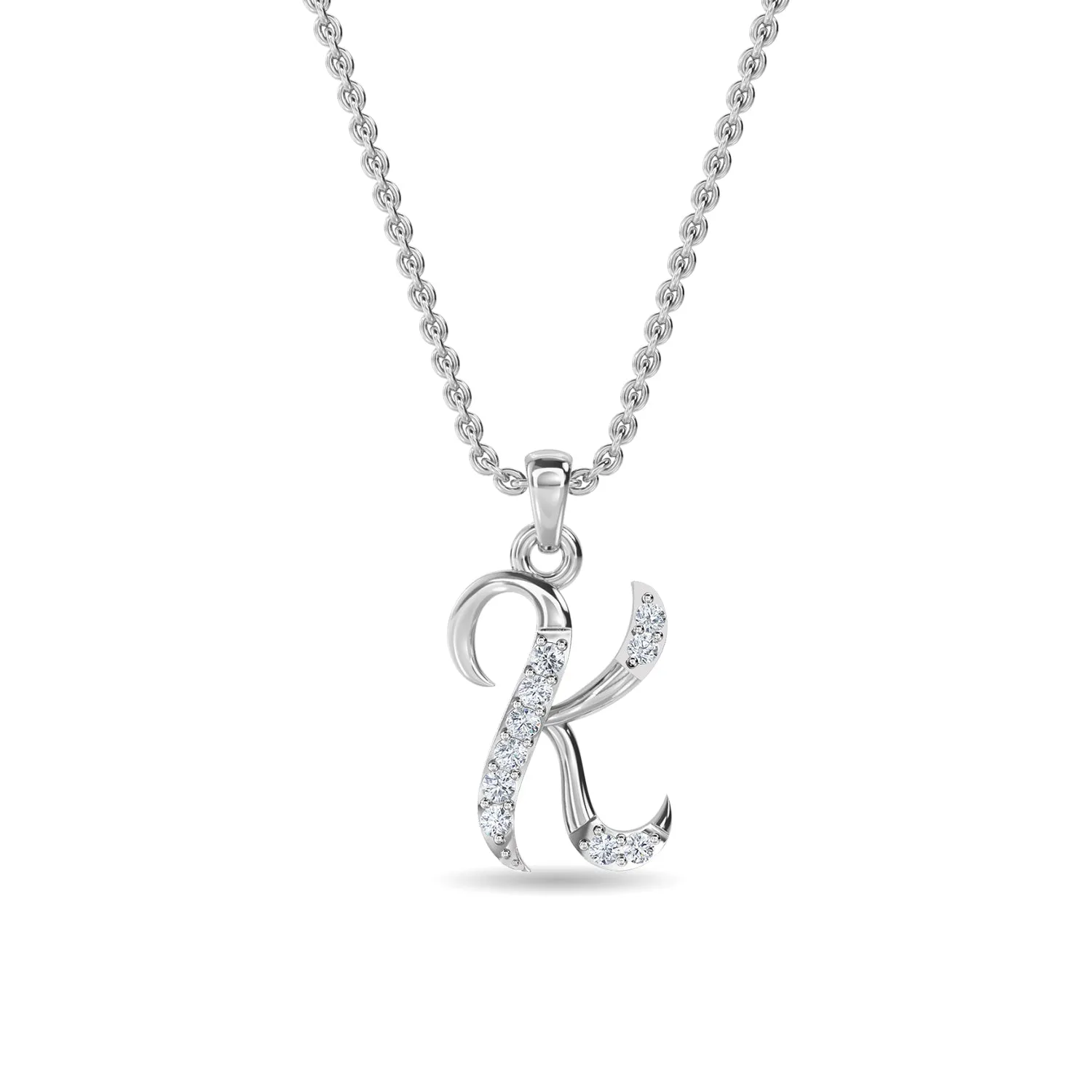 Alphabet K Pendant