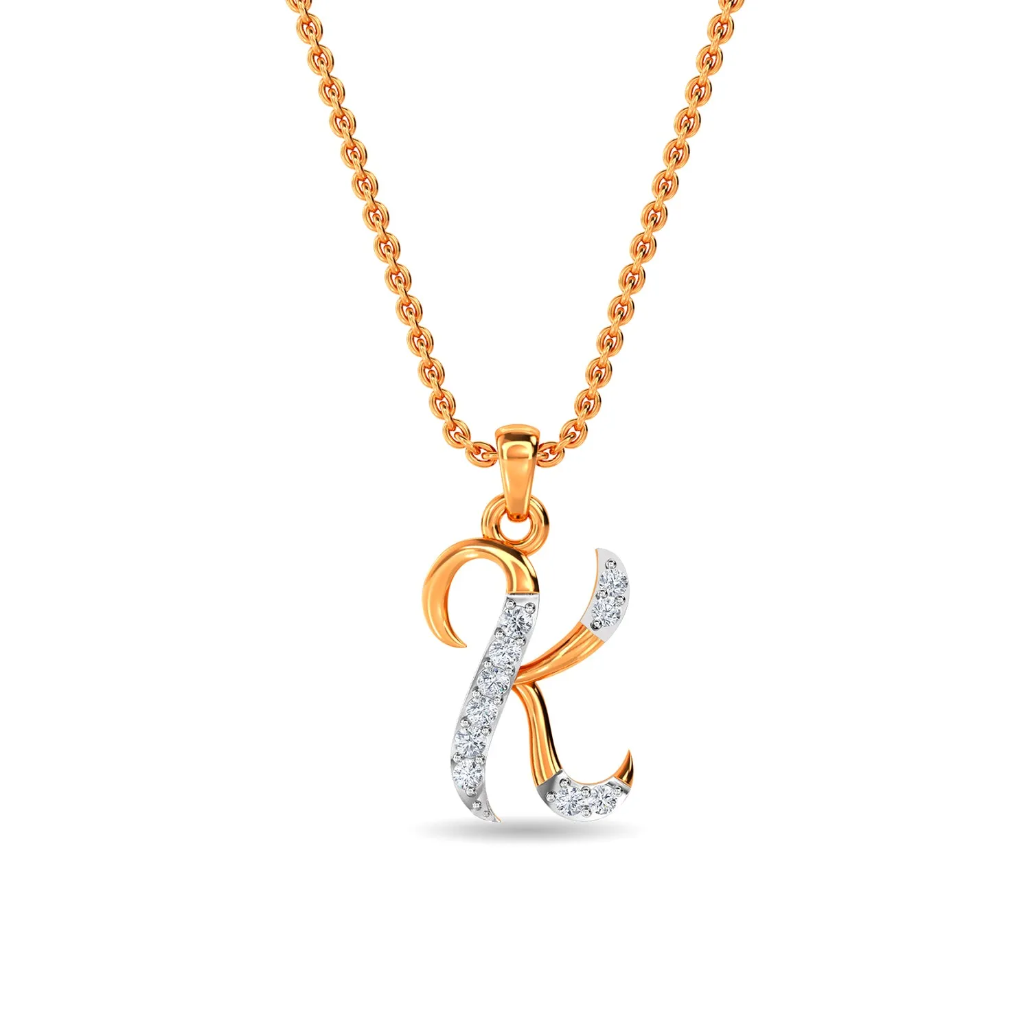 Alphabet K Pendant