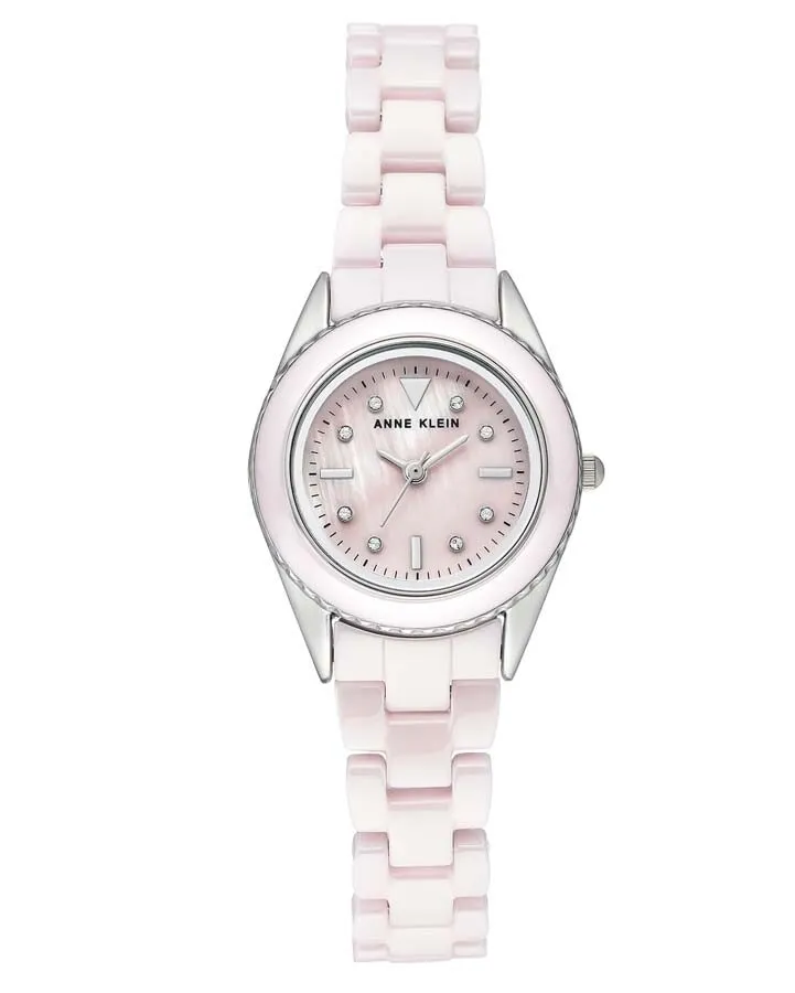 Anne Klein Light Pink Dial Ladies Watch 3165LPSV