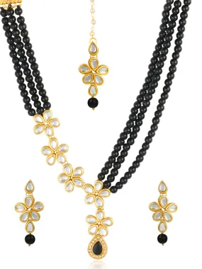 Antique origins Kundan Necklace Set for Women