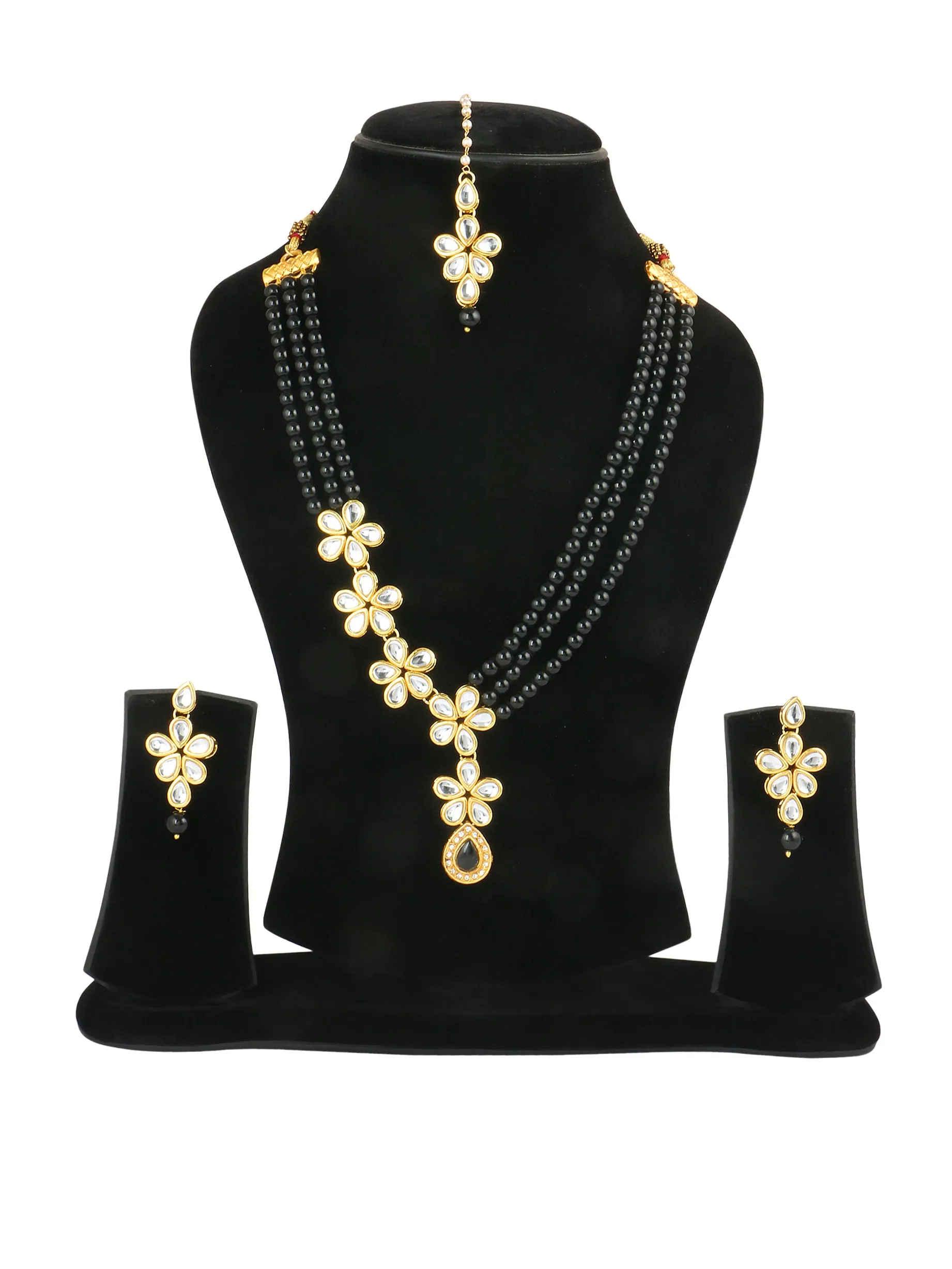 Antique origins Kundan Necklace Set for Women