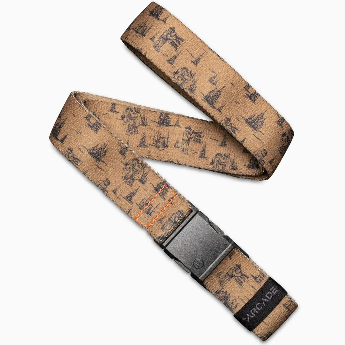 Arcade Smokey Bear Camp Slim Belt