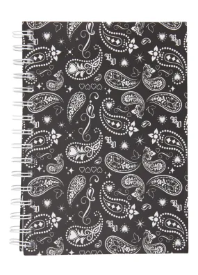 BD Paisley Notebook -  Black