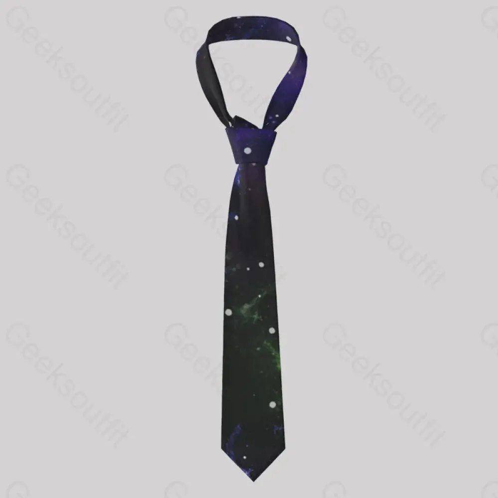 Beautiful Nebula Outer Space Geek Neckties