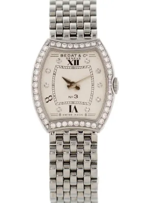 Bedat & Co. 304 Stainless Steel Diamonds Bezel Ladies Watch