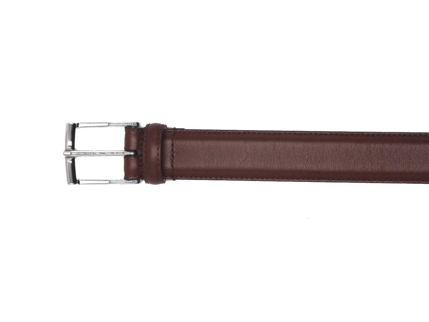 Belt Chestnut Calf Nickel Buckle