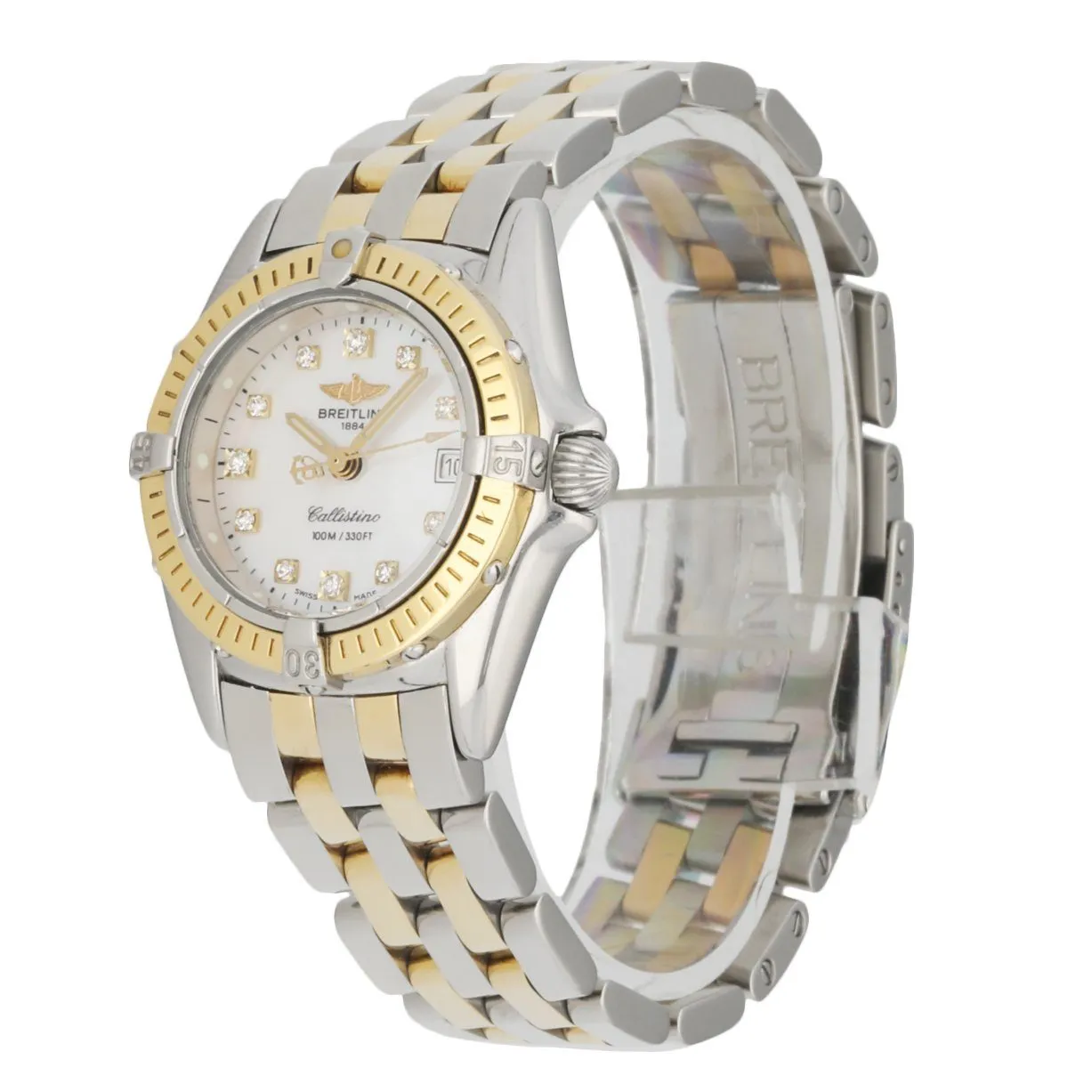 Breitling Callistino D72345 Diamond Dial Ladies Watch