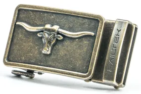 BRONZE BULL Railtek™ Belt Buckle