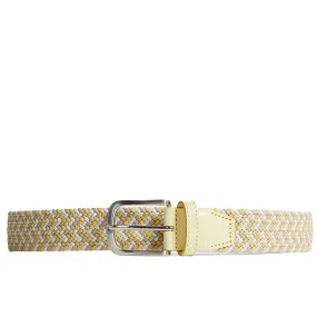 Bubba Braided Elastic Belt Wax Yellow - SS24