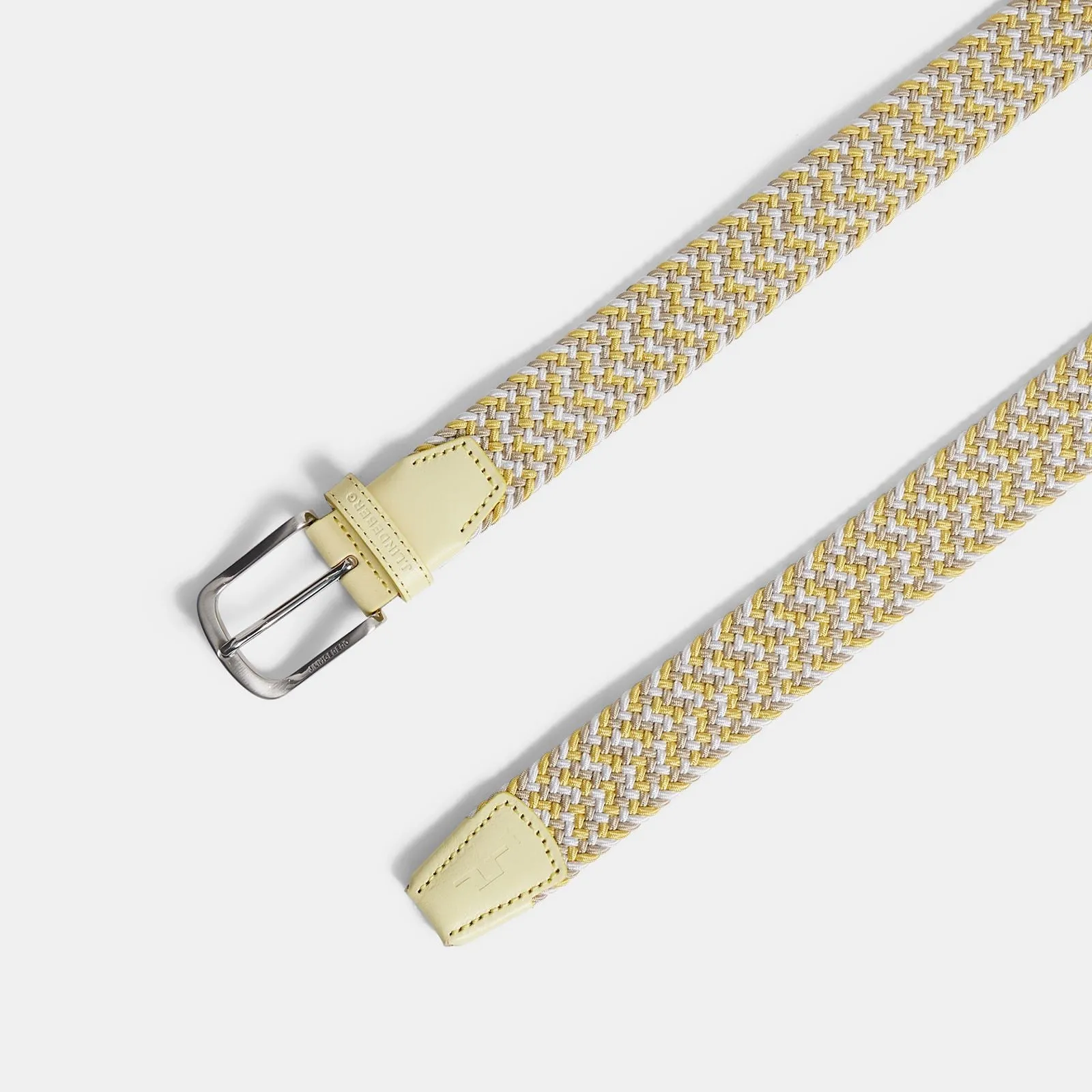 Bubba Braided Elastic Belt Wax Yellow - SS24