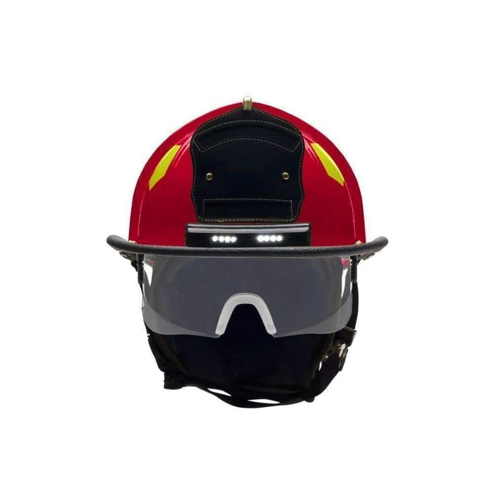 Bullard UST-LW Super Lightweight Fire Helmet with 6" Brass Eagle - Gloss Finish