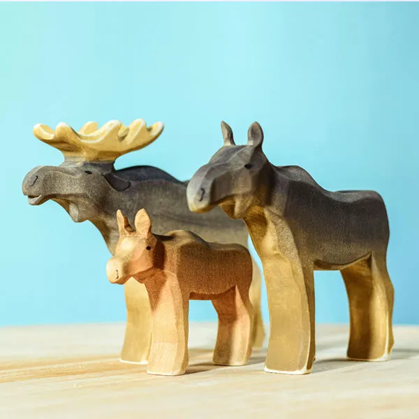 Bumbu Toys Moose Family SET