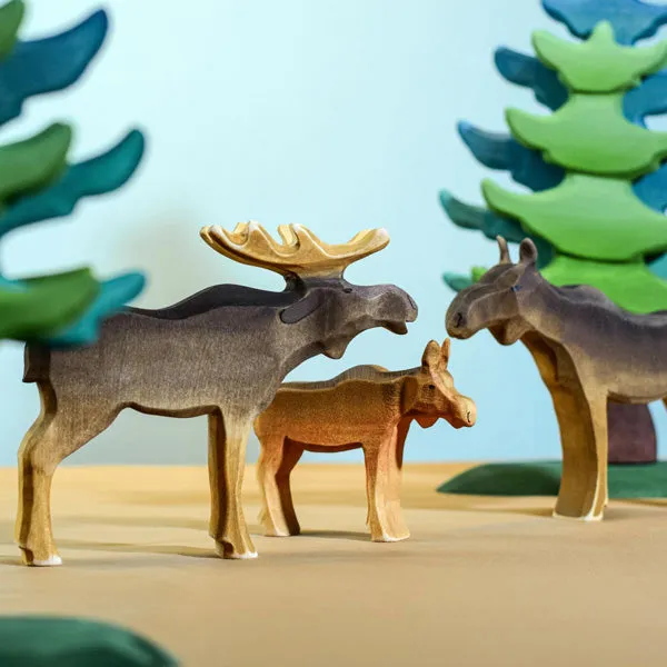 Bumbu Toys Moose Family SET