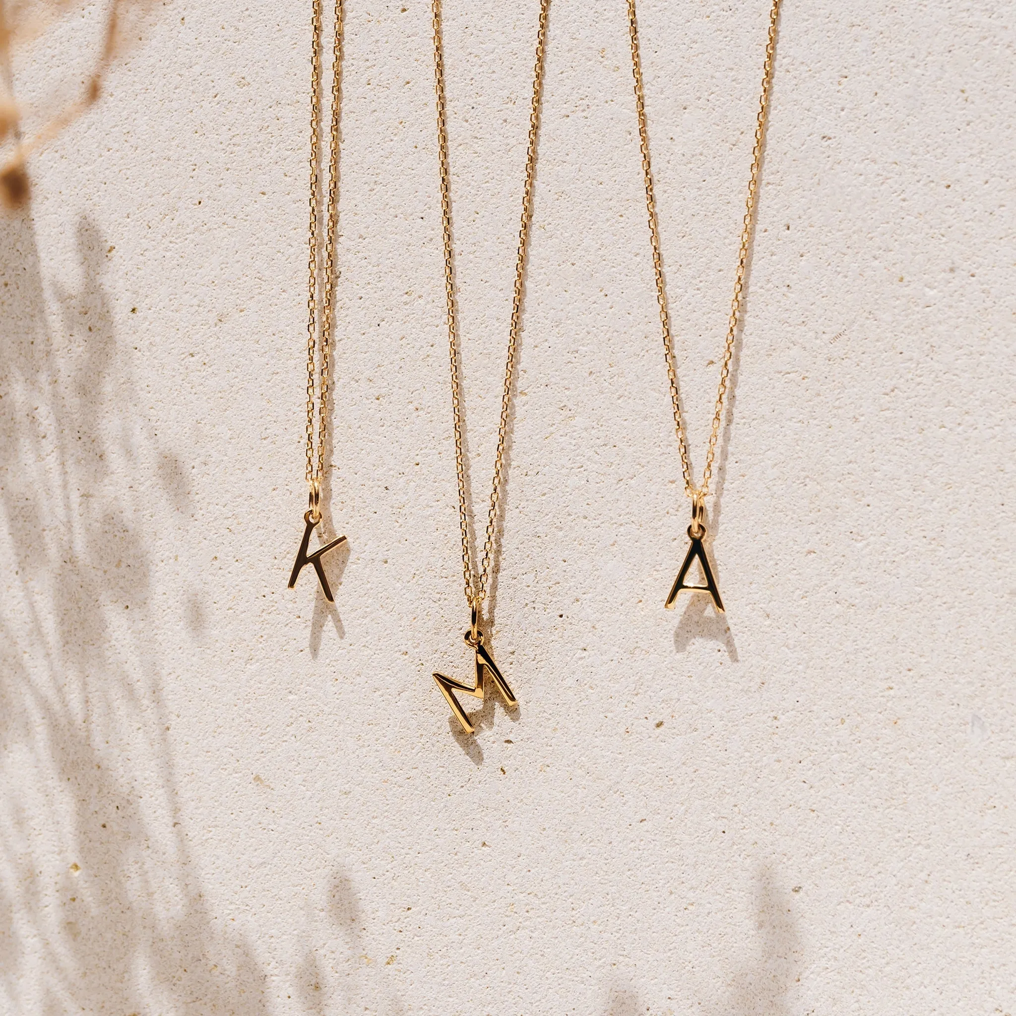 C Necklace / Gold Initial Necklace