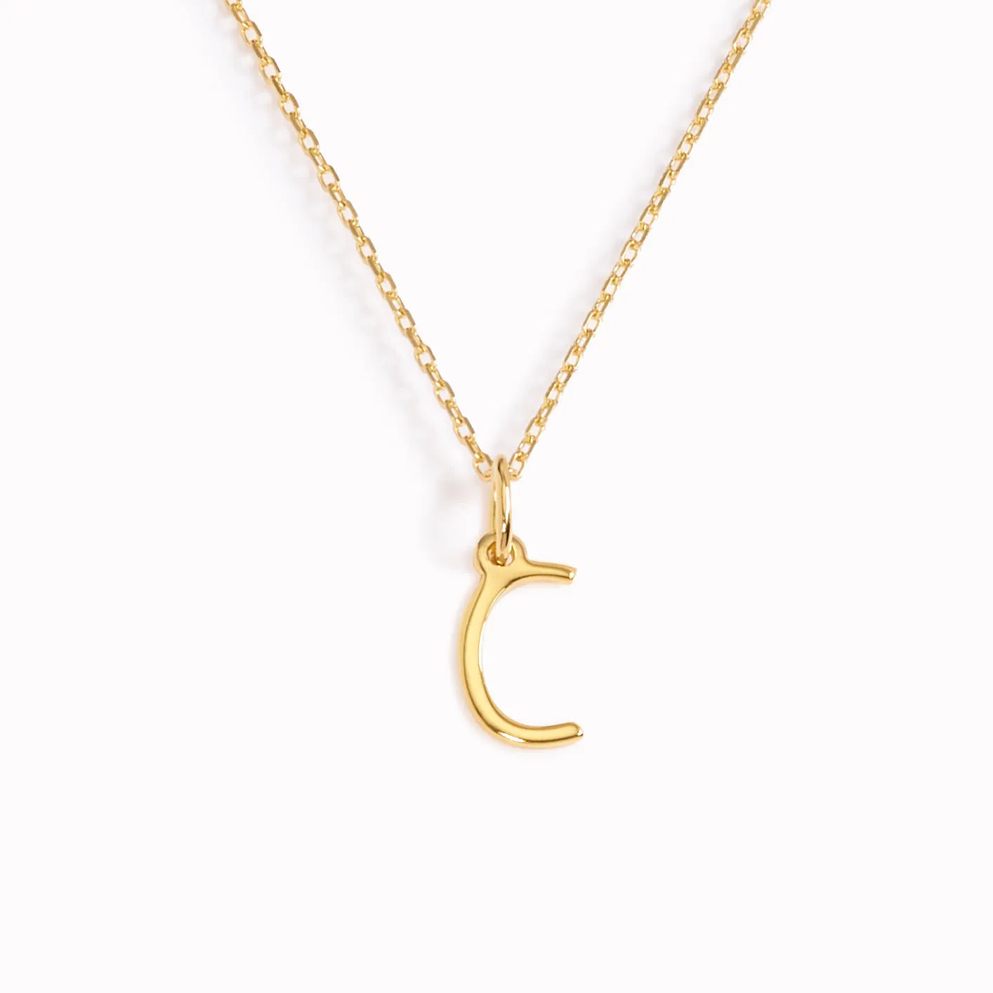 C Necklace / Gold Initial Necklace