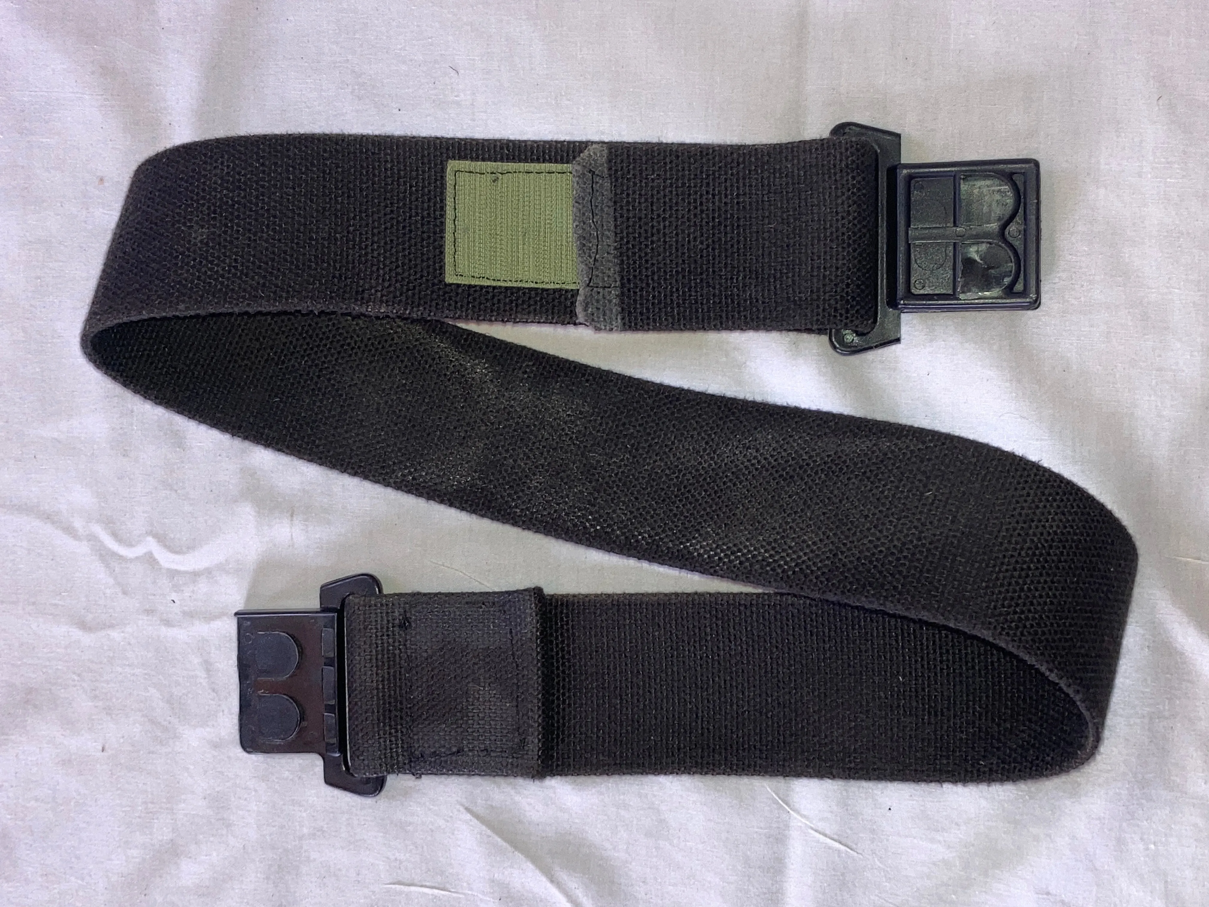 Canadian Forces Black P64 2" Service Belt 1964 Pattern Web Equipment