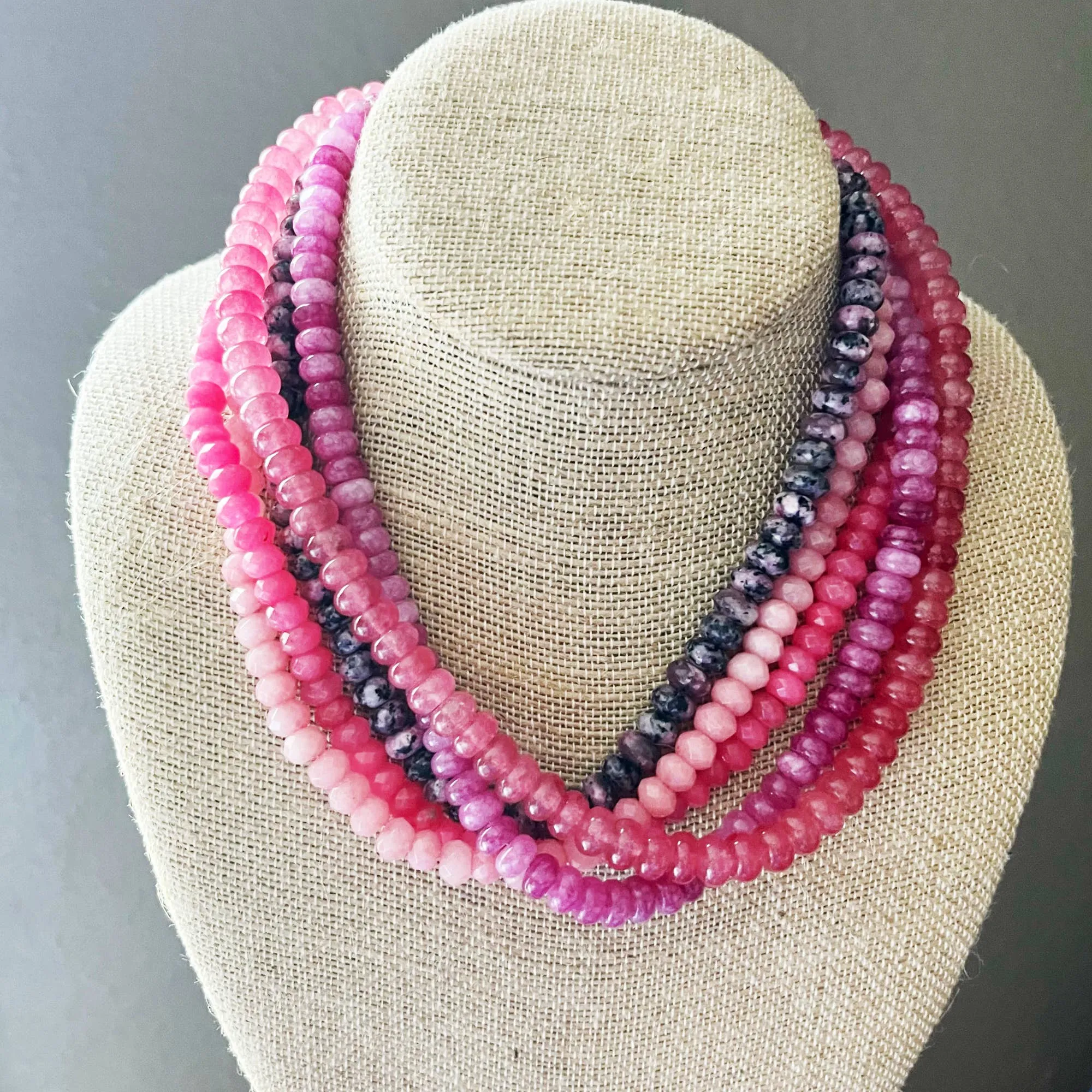 Candy Necklaces: Pinkish Purple