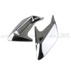 Car-Side Fender Air Flow Vent - Silver