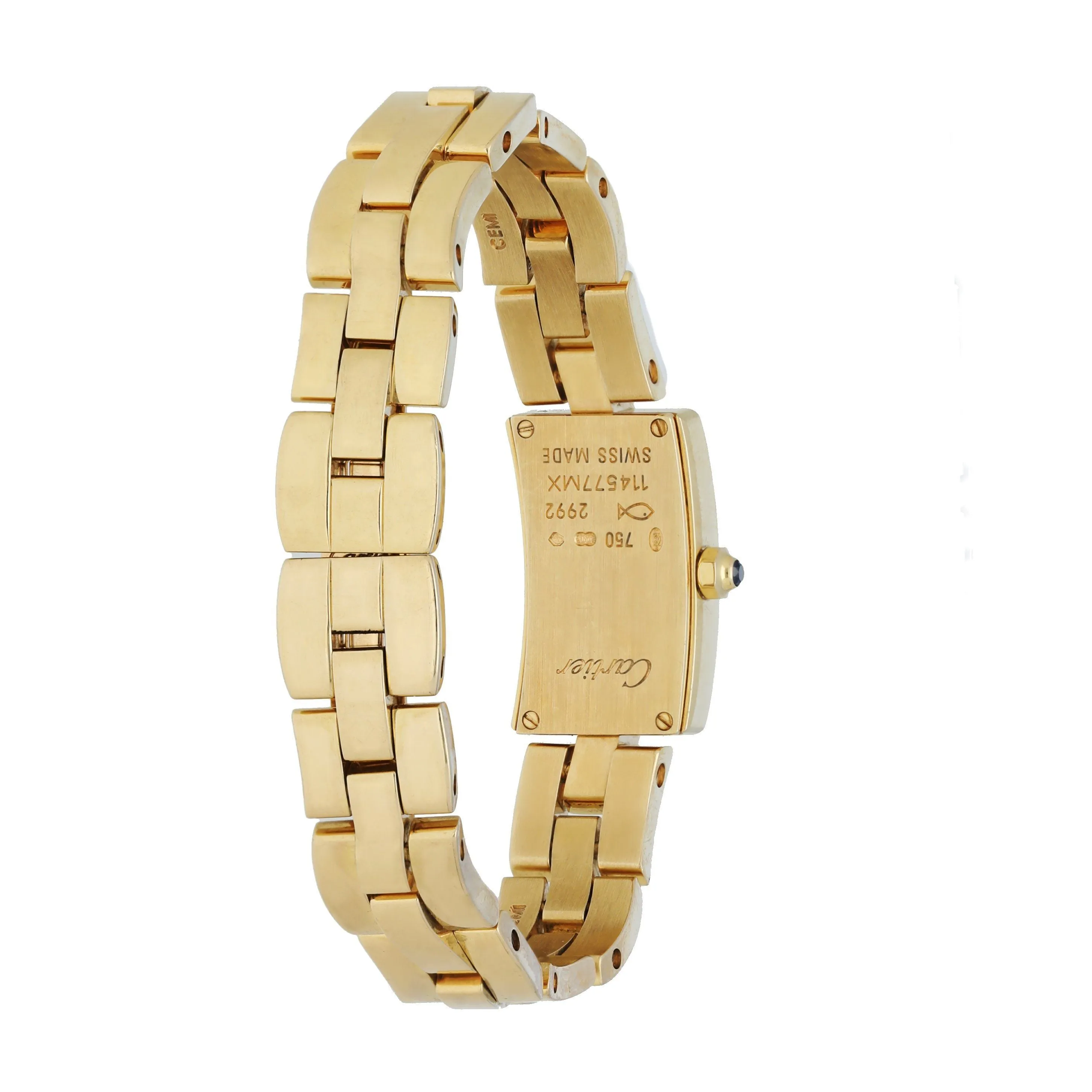 Cartier Ballerine 2992 Yellow Gold Ladies Watch