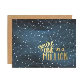 Celebration Card "One In A Million Card"