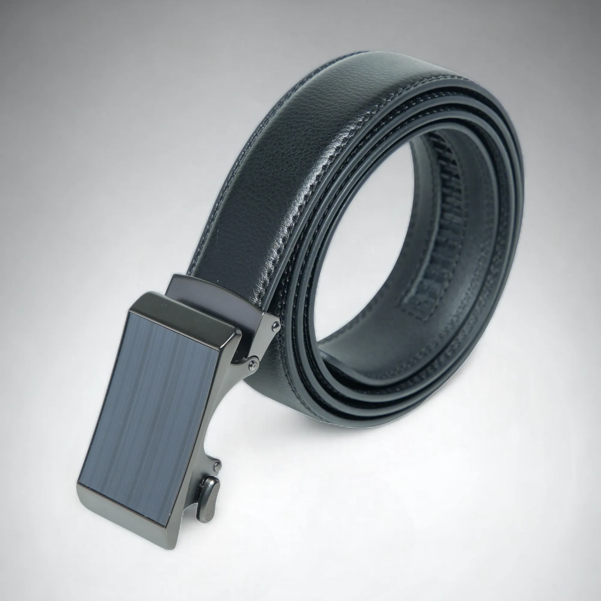 Chokore Formal Ratchet Pure Leather Belt (Black)