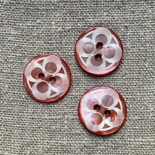 Clover Shell Button