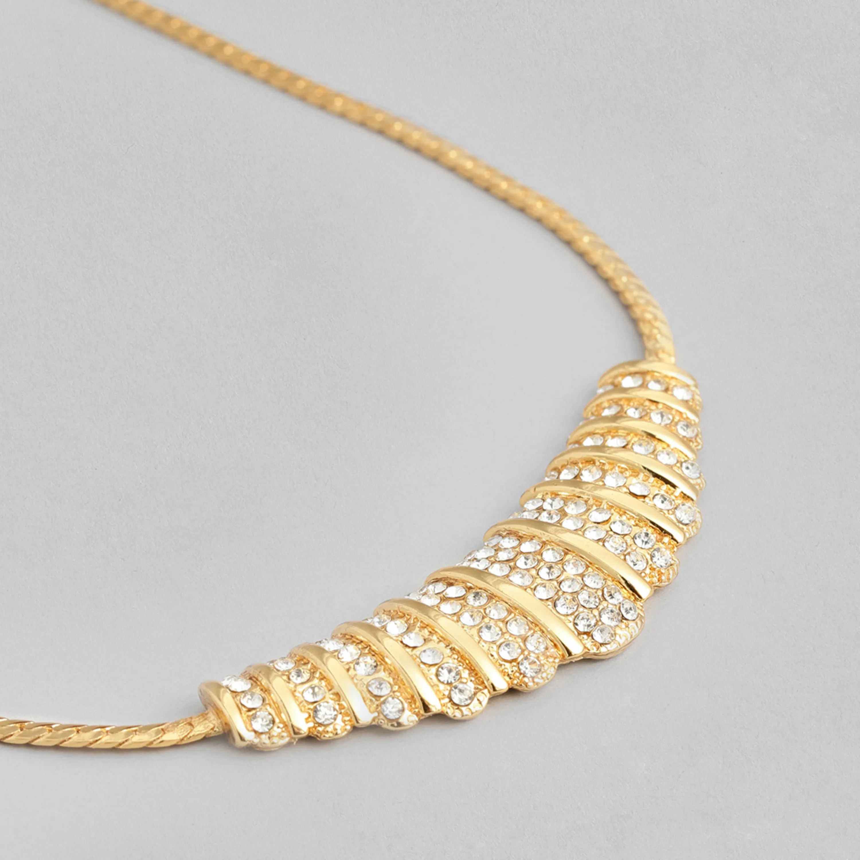 Contemporary AD Diamonds Necklace Set