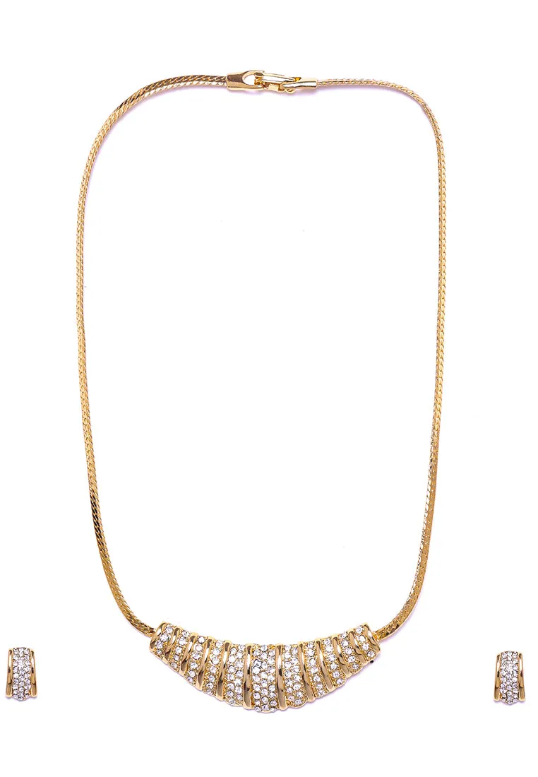 Contemporary AD Diamonds Necklace Set