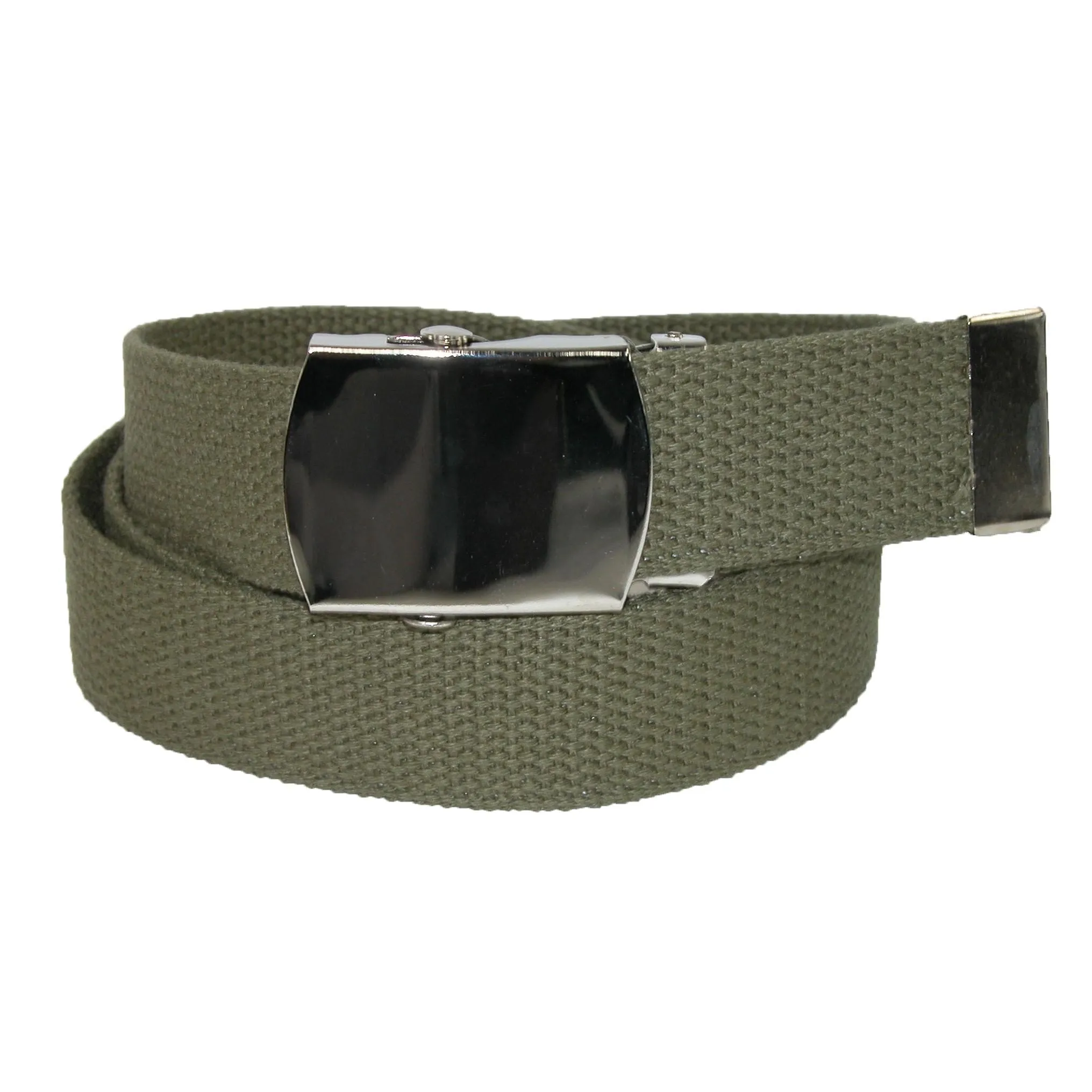 CTM® Cotton Adjustable Belt with Nickel Buckle