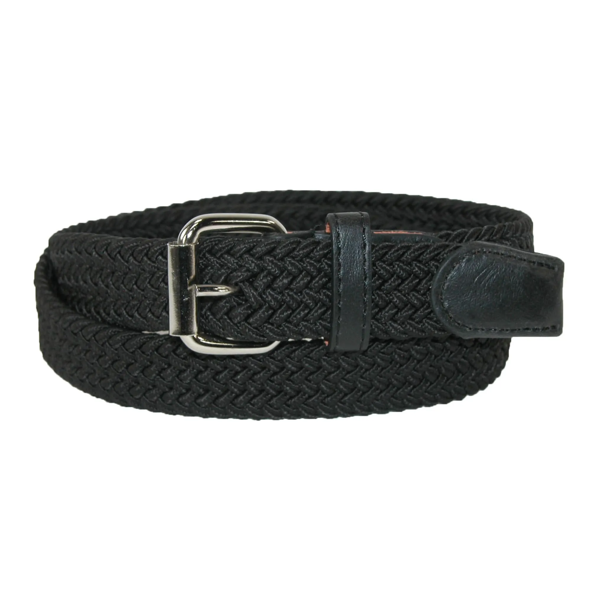 CTM® Kids' Elastic Braided Stretch Belt