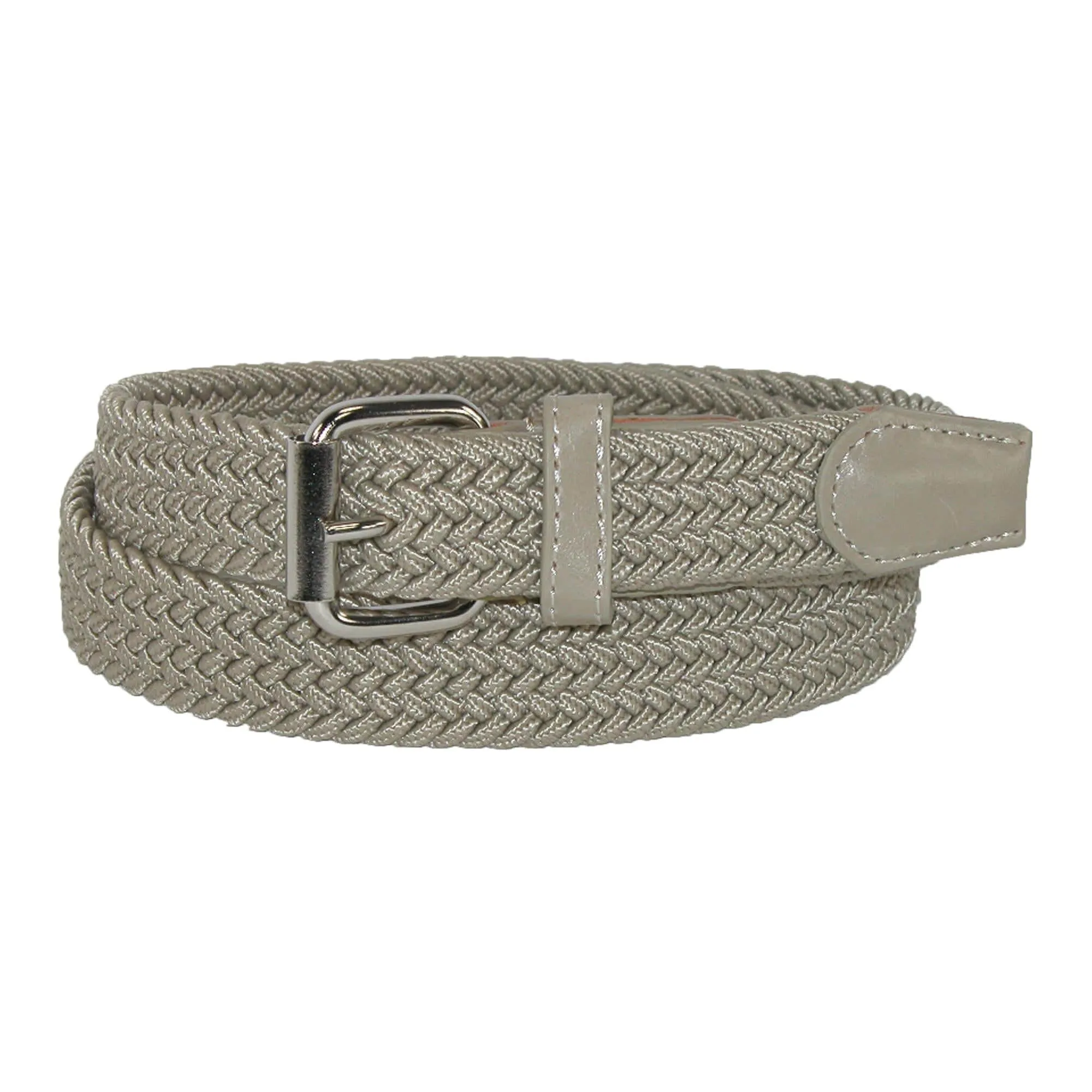 CTM® Kids' Elastic Braided Stretch Belt