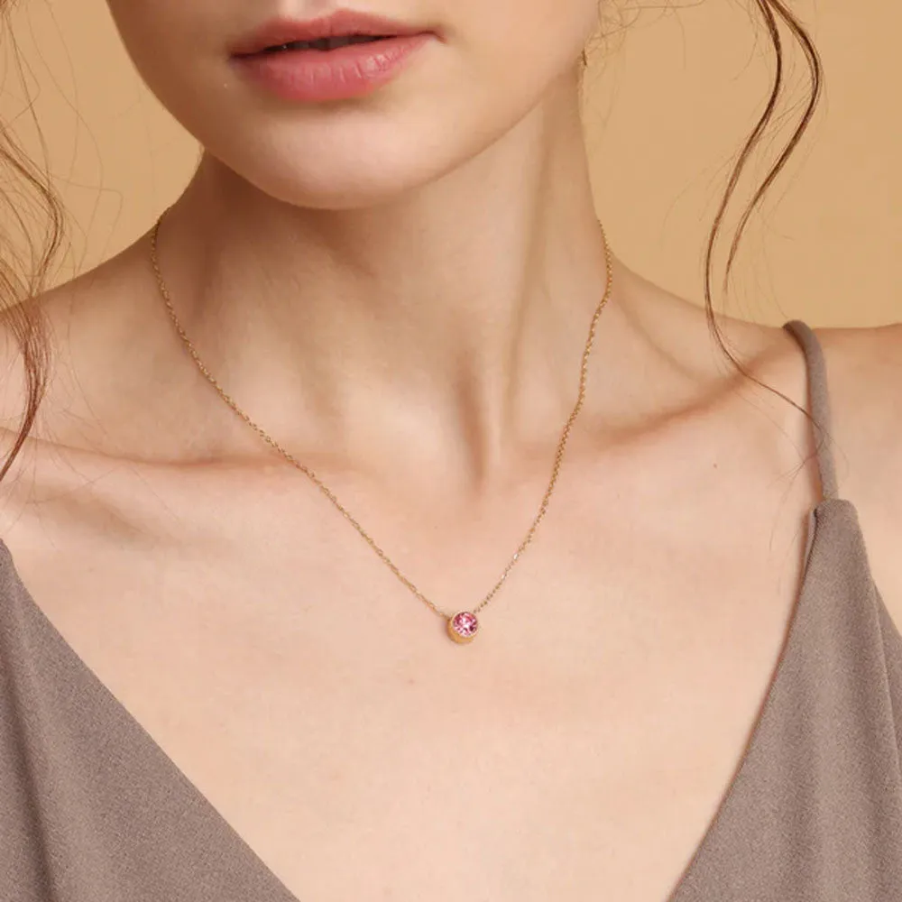 Dainty Birthstone Necklace