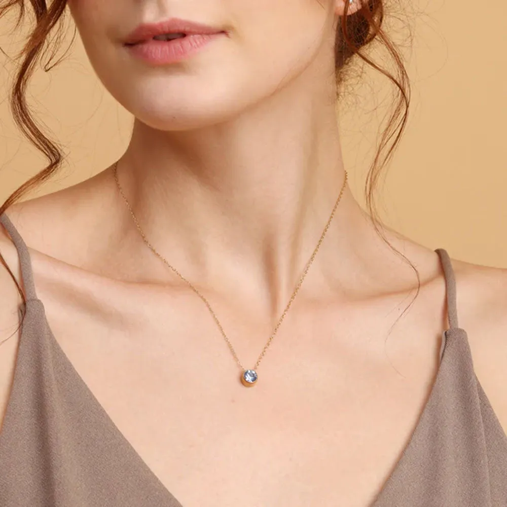 Dainty Birthstone Necklace