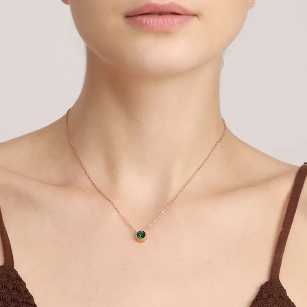 Dainty Birthstone Necklace