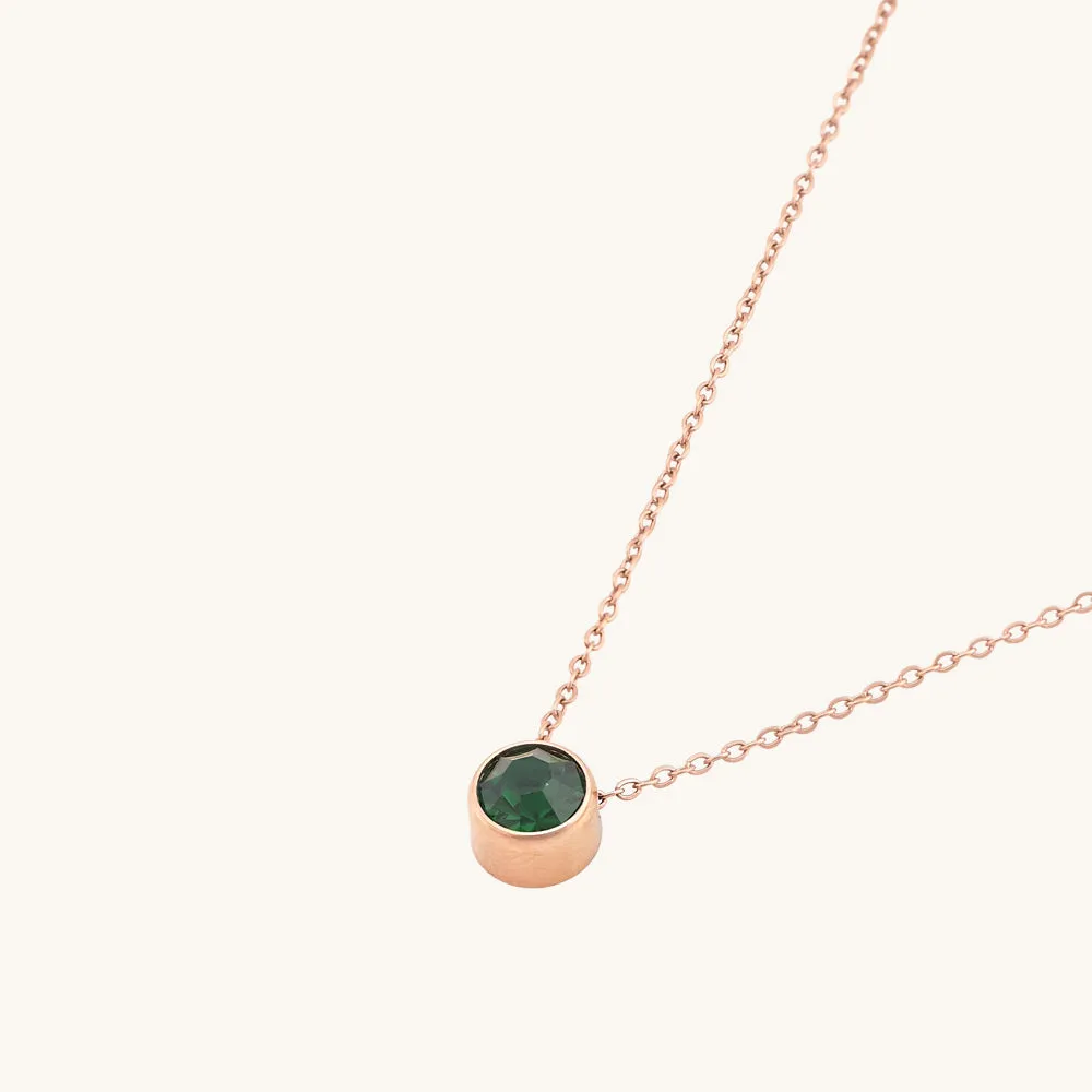 Dainty Birthstone Necklace