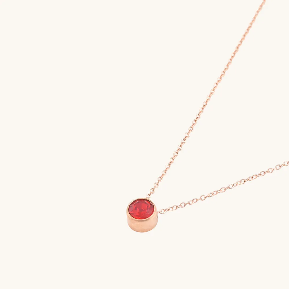 Dainty Birthstone Necklace