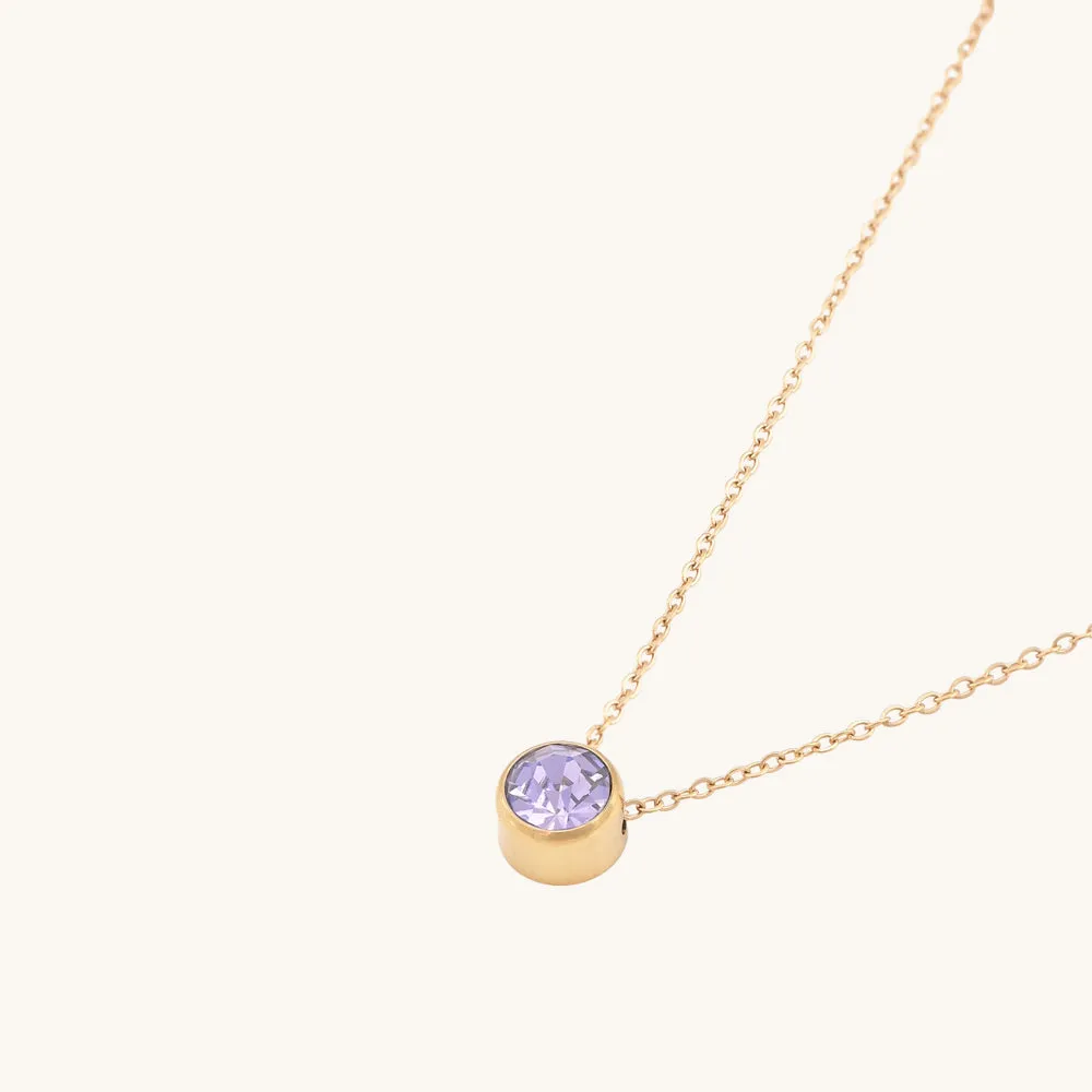 Dainty Birthstone Necklace